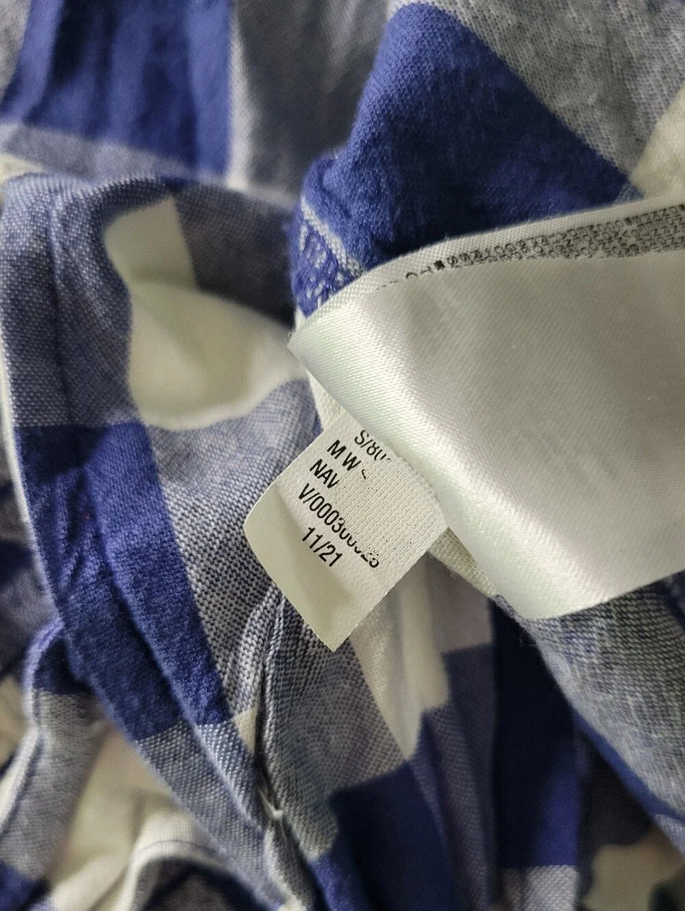 Old Navy Blue and White Gingham Tiered Midi Sundress 11/21 Size Girl 8 7/8 Check
